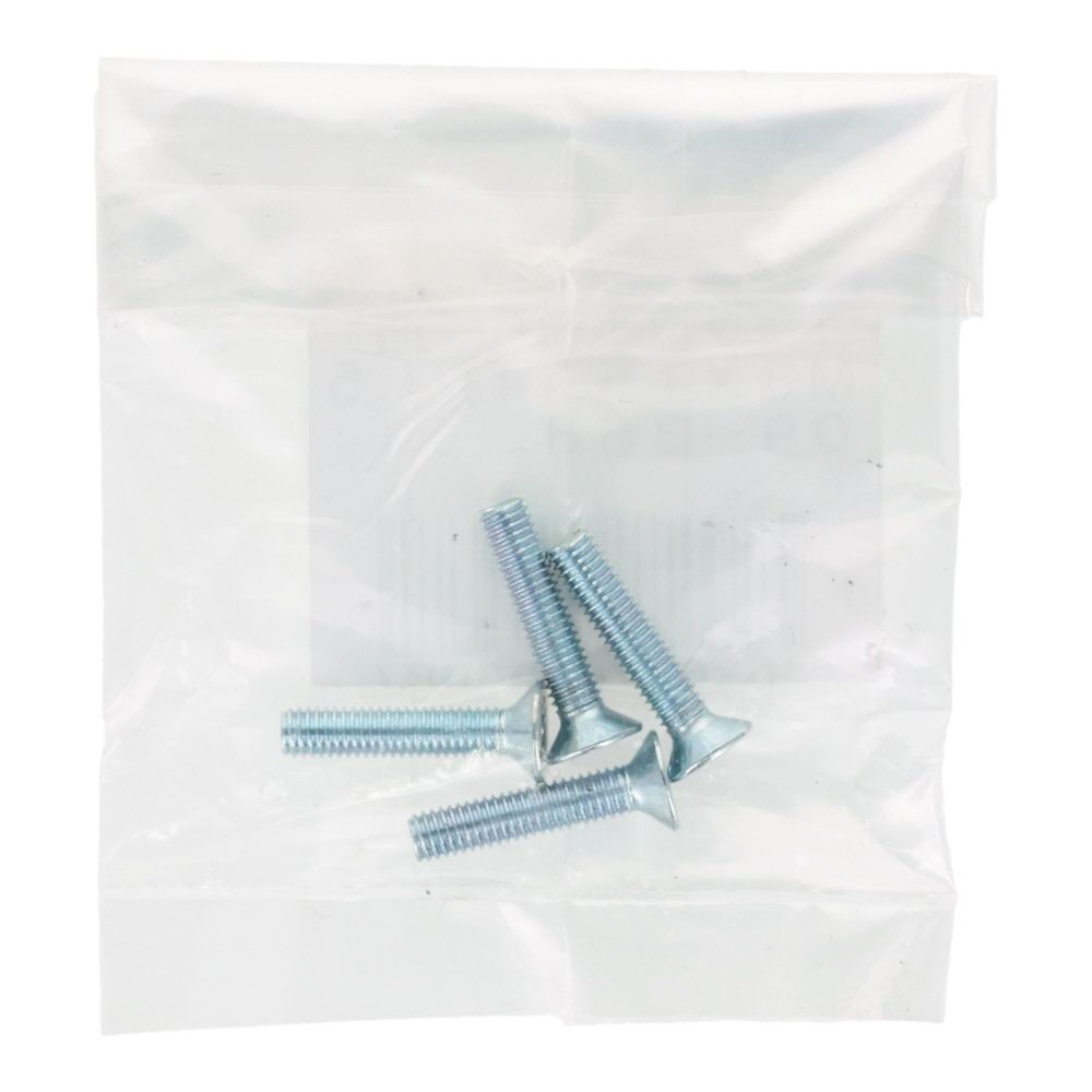 小ねじ　皿　ユニクロ　Ｍ３&times;１５ｍｍ　４本入, シルバー, M3&times;15mm