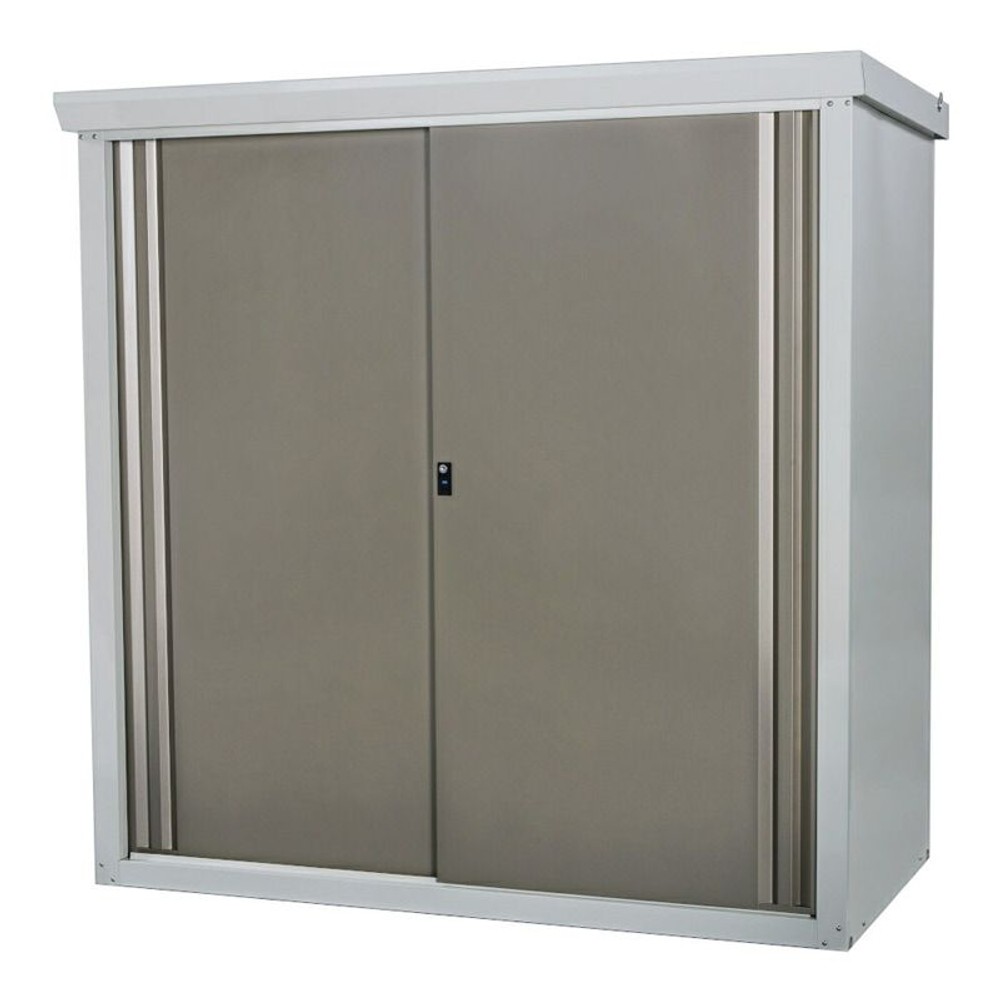 グリーンライフ ファミリー物置 ダシーレ  SRM-1515【メーカー直送・代引不可】, チタングレー, 155cm幅