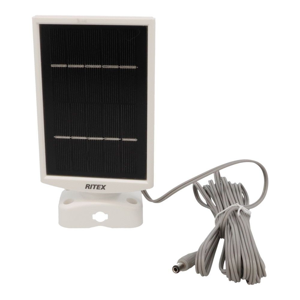 ５Ｗ×２灯　フリーアーム式LEDソーラーセンサーライト　ＬＳー２２０, 白, LS-220