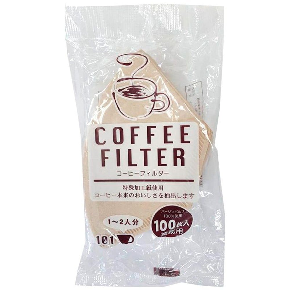 コーヒーフィルター101未晒し　100枚, その他カラー１, その他サイズ１