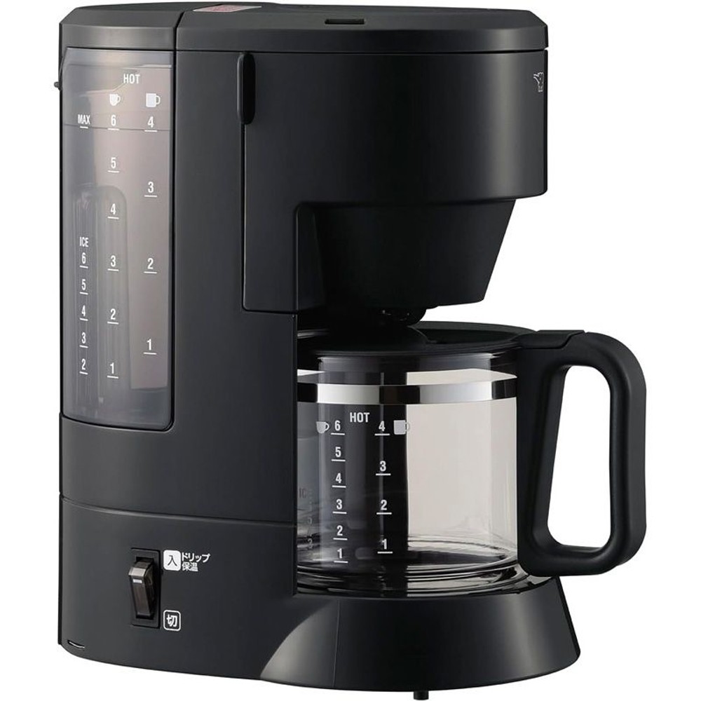 象印マホービン EC-MA60 コーヒーメーカー ブラック, ブラック, 810ml