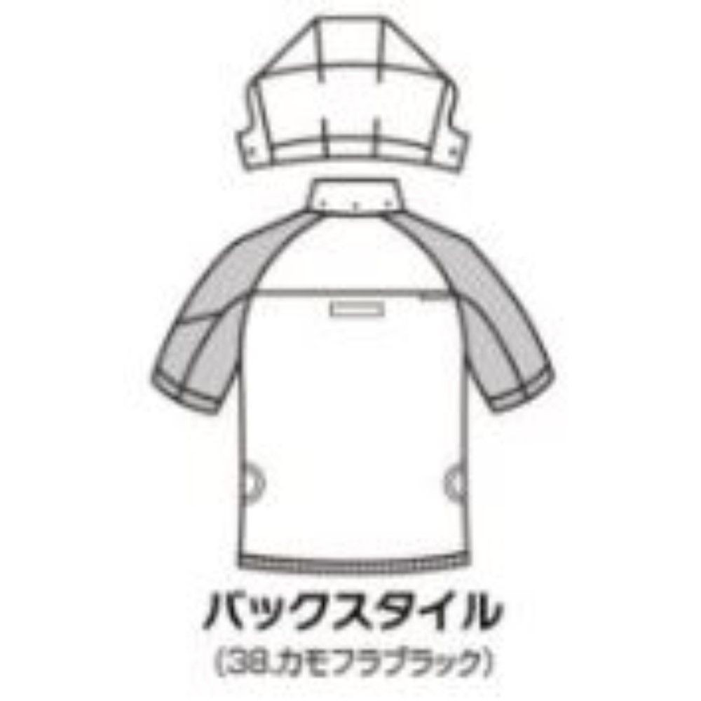 BURTLE AIRCRAFT バートル エアークラフト AC2066 ブラック, ブラック, Mサイズ