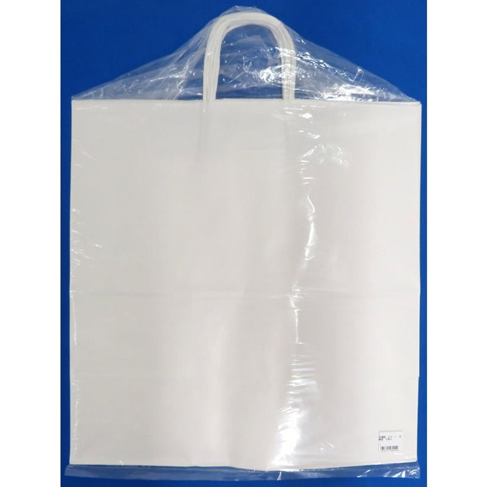 手提袋　45ー1　白無地　5枚入, その他カラー１, その他サイズ１