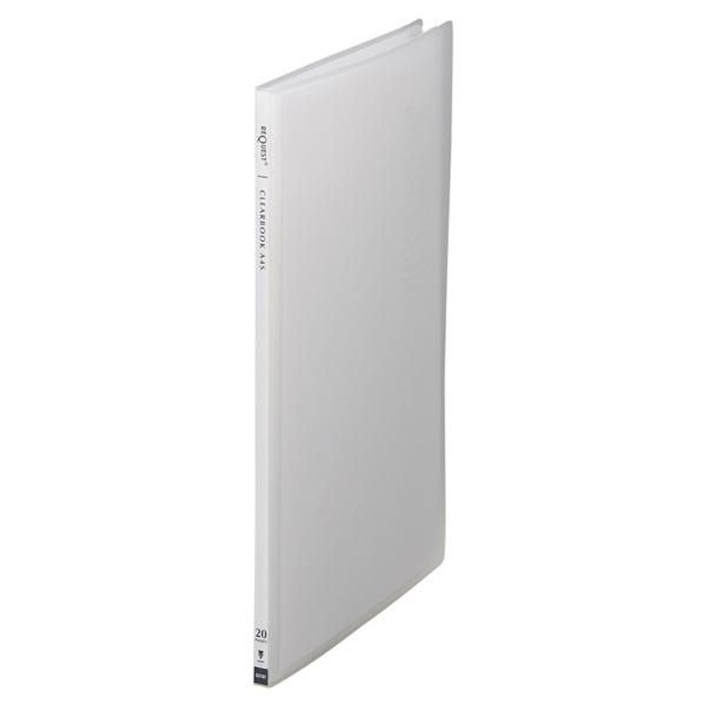 リヒト リクエスト クリヤブック クリア　A4判タテ型(20ポケット) G3101-1, クリア, A4判タテ型