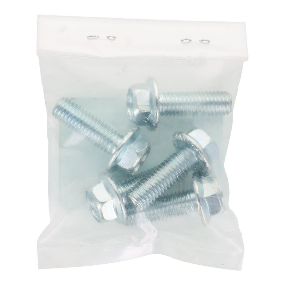 ７Ｔフランジボルト　セレート付き　鉄　三価クロメート　Ｍ８&times;２５　５本入り, ボルト, M8&times;25