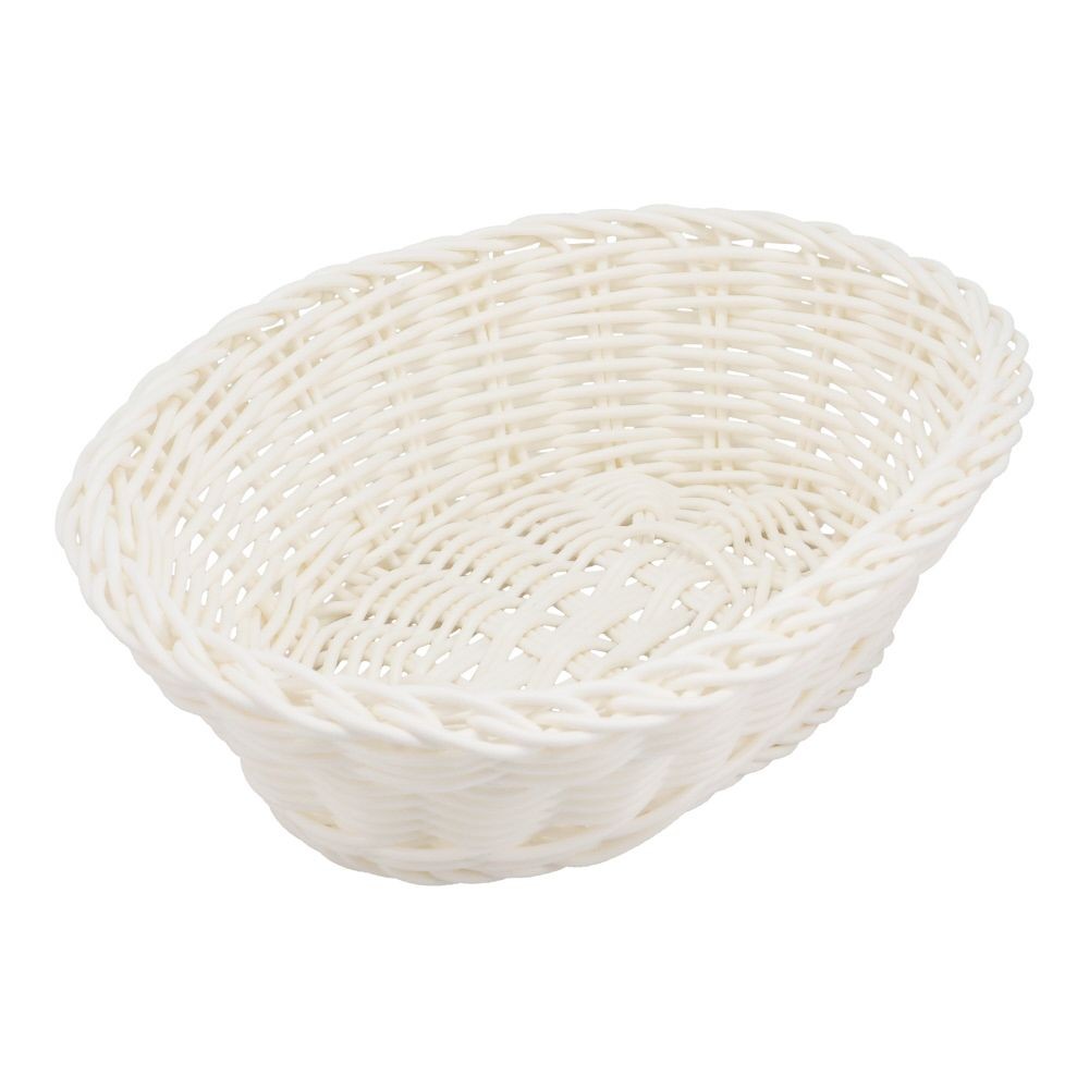 水洗いできるバスケット　オーバル　Ｍ, ブラウン, Mサイズ