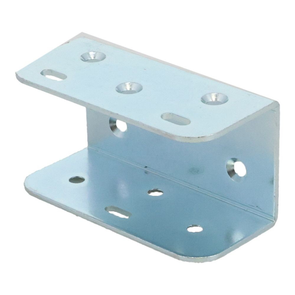 ２×４メッキ金具コの字型　８０×３７×４２, メッキ, コの字