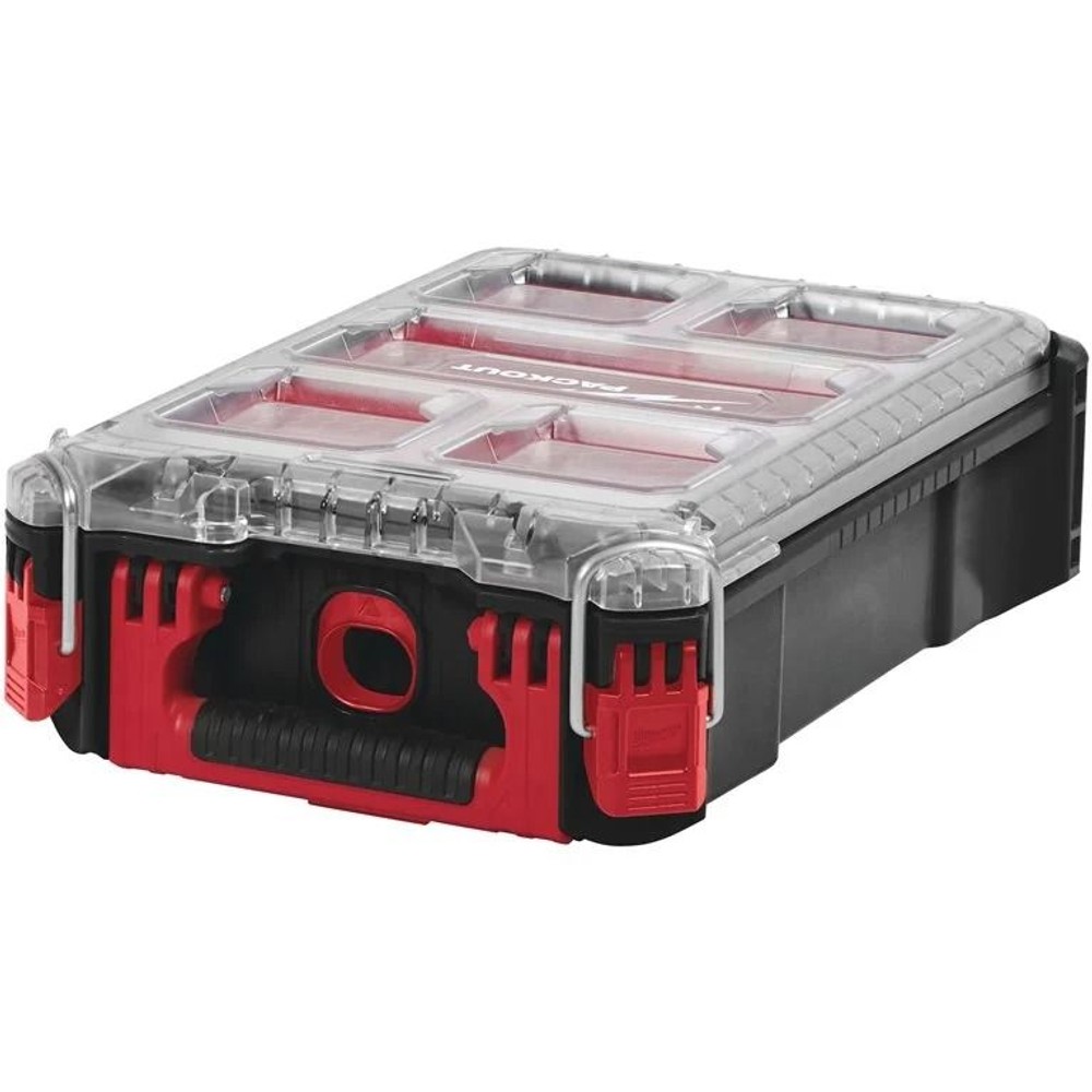 【数量限定】 milwaukee PACKOUT オーガナイザー ブラック Sサイズ, 黒, Sサイズ
