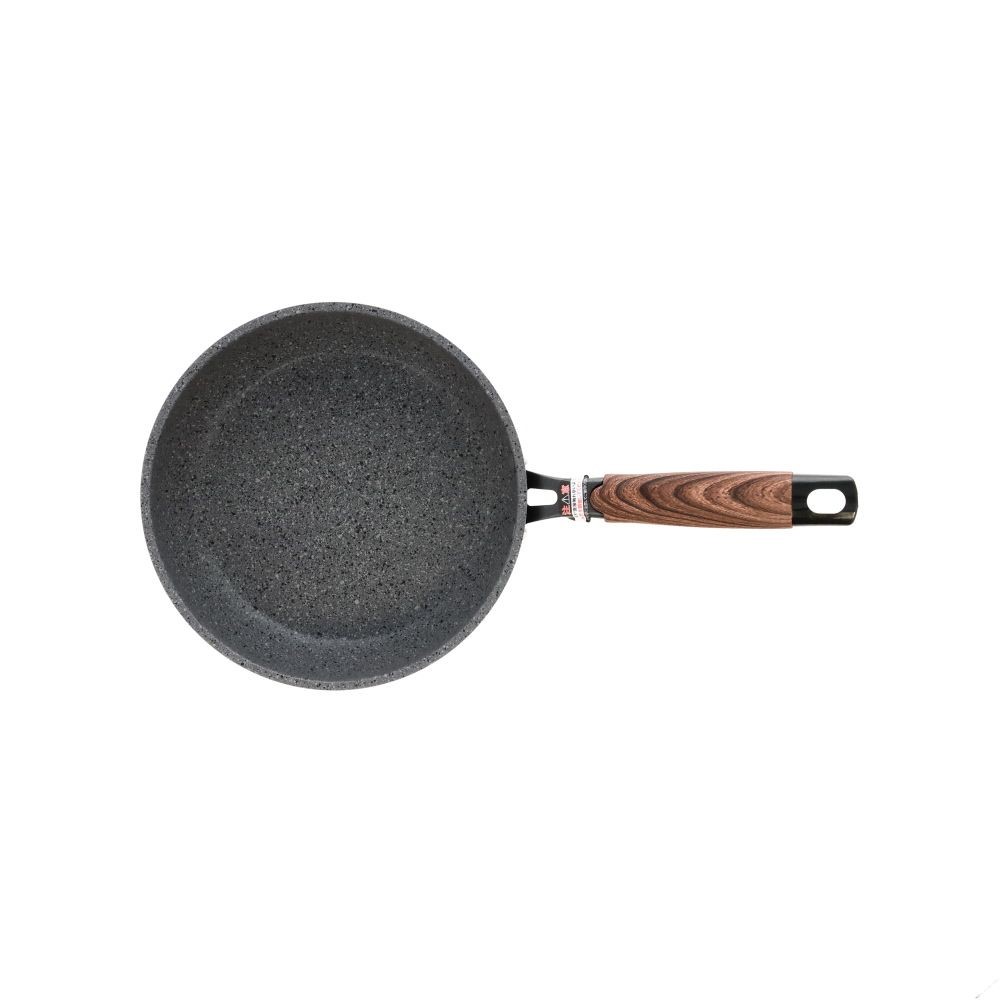 ゆとりのあるちょい深いフライパンガス, ブラック, 26cm