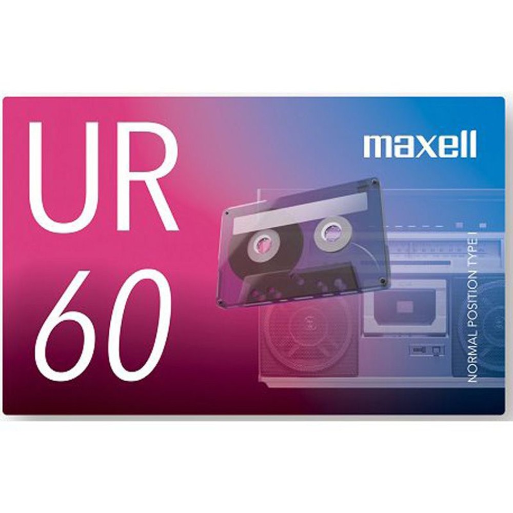 マクセル　ｍａｘｅｌｌ　カセットテープ　ＵＲ　６０分, 60分（5）, 5個入り
