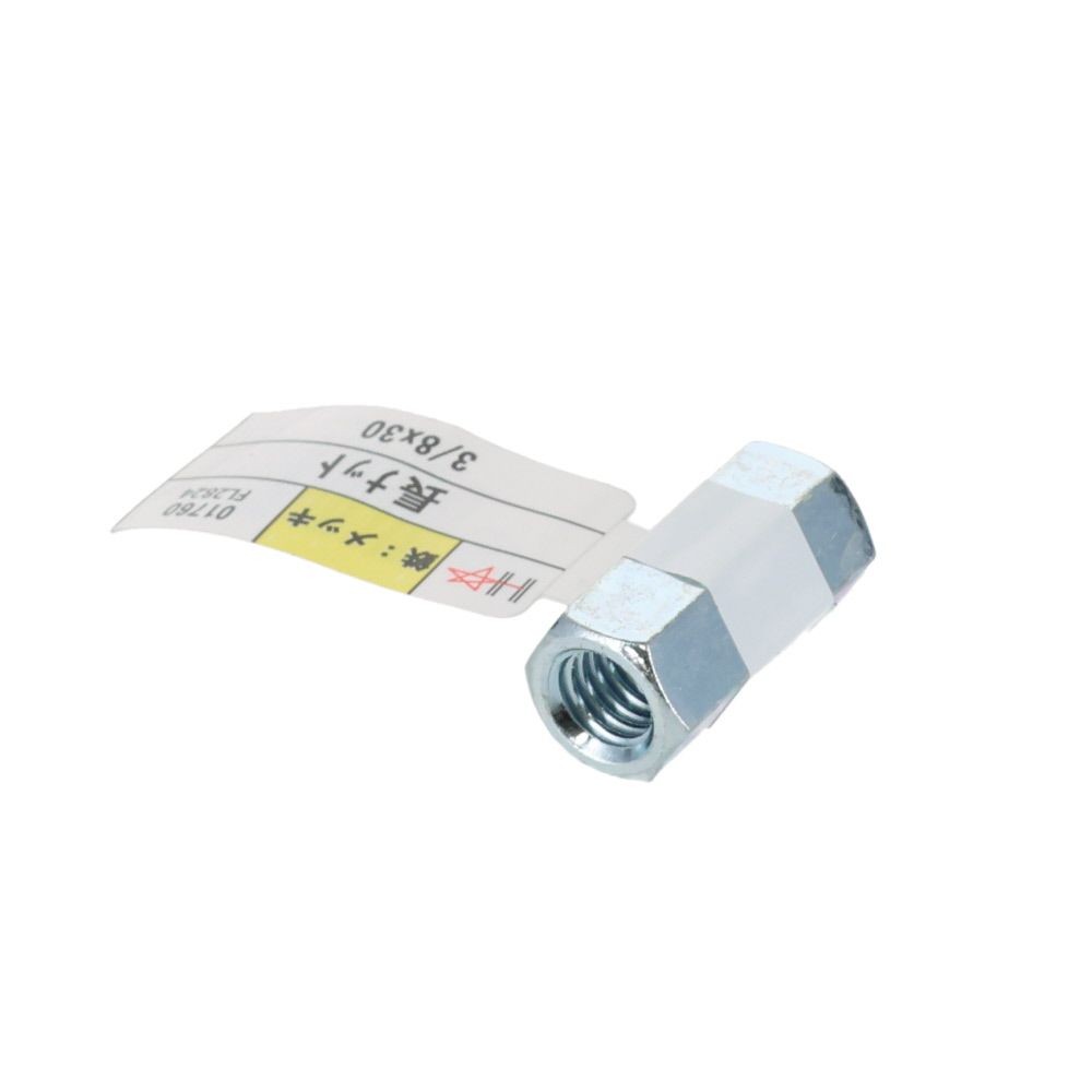 ＤＡＩＤＯＨＡＮＴ　ユニクロ　長ナット　３／８&times;３０, シルバー, 1本入り