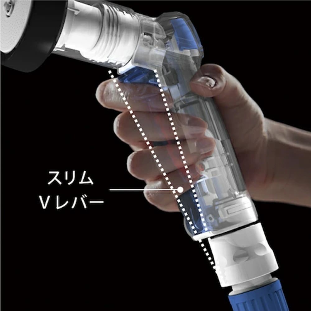 タカギ プログリップハンディ QG1111FJ, ホワイト, 幅132mm&times;奥行65mm&times;高さ250mm