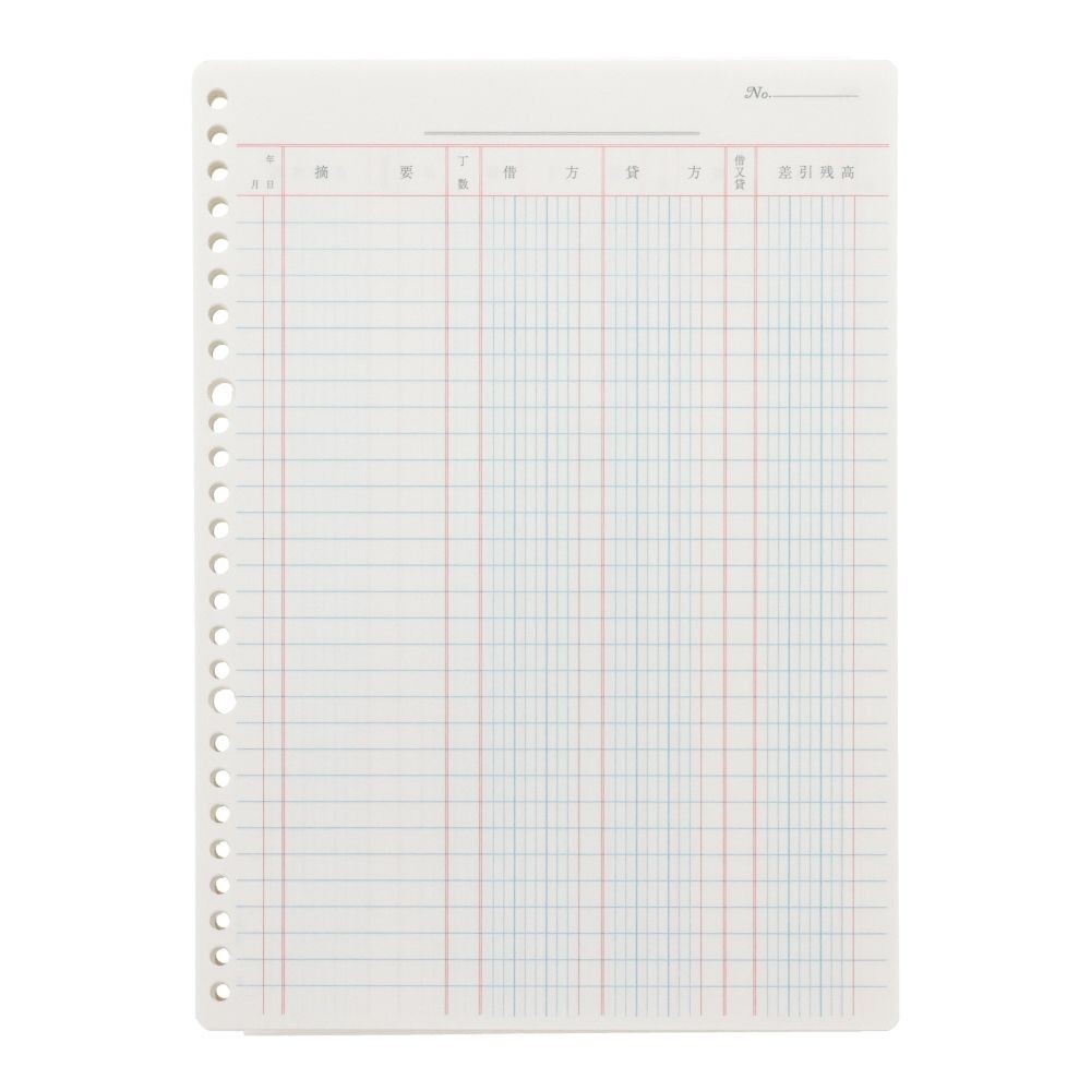 【3冊セット】コクヨ　元帳　ルーズリーフ　リｰ100【メーカー直送・代引不可】, 3色刷, B5