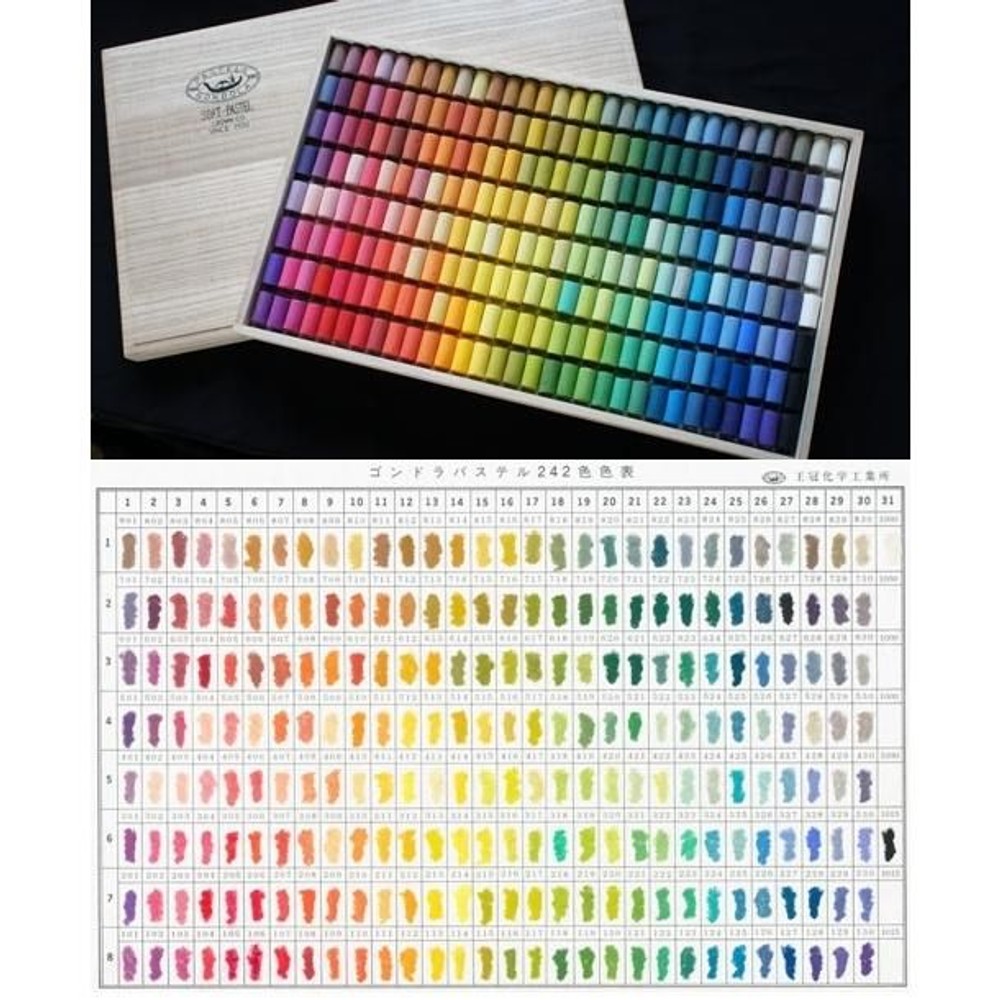 王冠化学工業所 ゴンドラパステル 242色セット 07040242