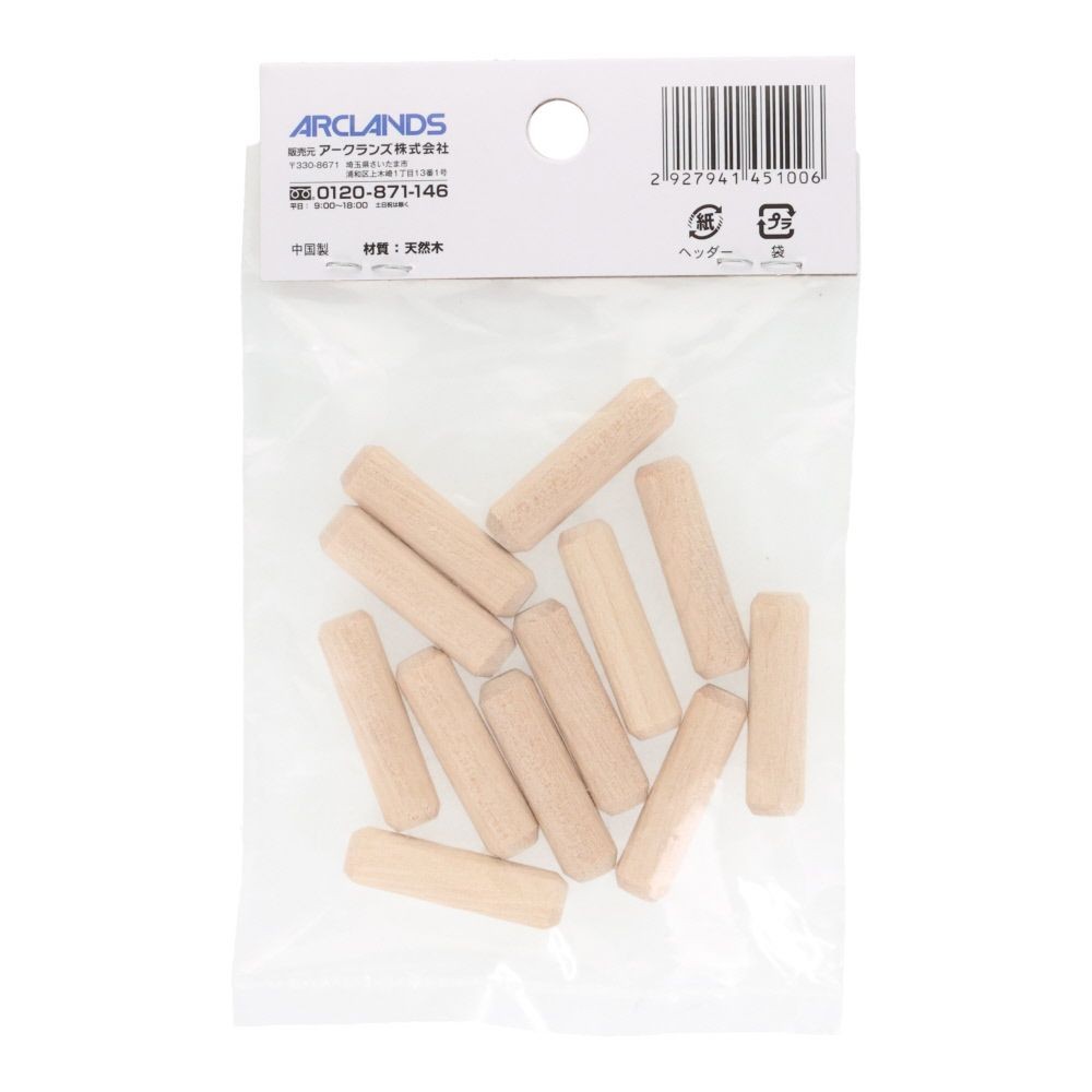 木ダボ　約８&times;３０ミリ（１２本入）, 木, 8&times;30mm