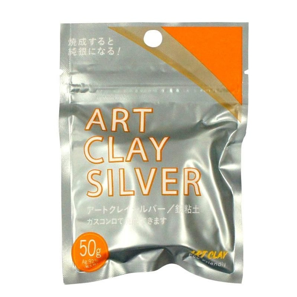 アートクレイシルバー 粘土タイプ 50g, 粘土タイプ, 50g