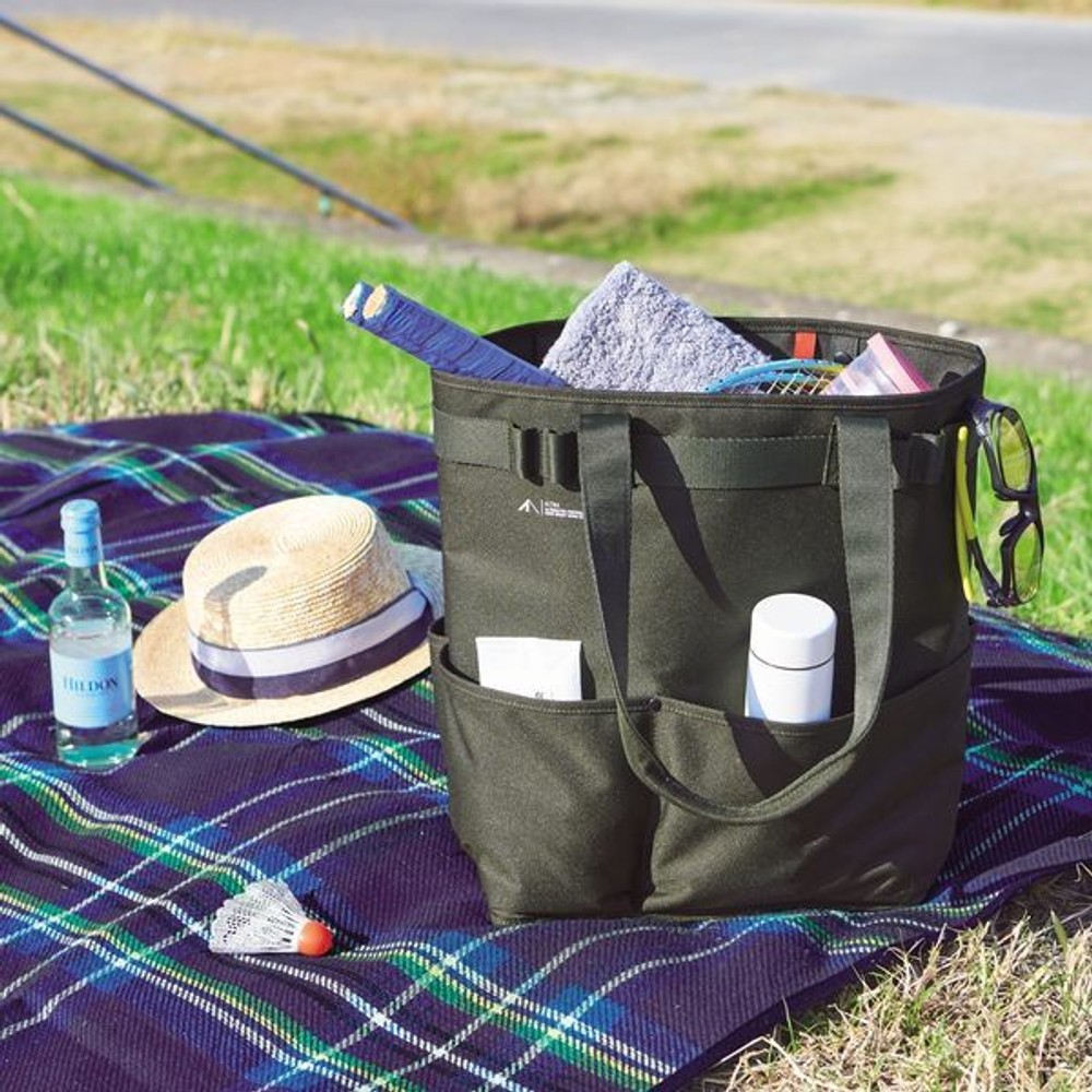 リヒト　ツールバッグ　タテ型　ブラック, ブラック, タテ型