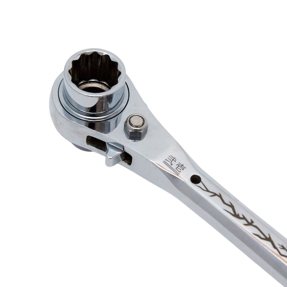 MUSTTOOL ラチェットレンチ ストレートシノ付 RW-1721SD, -, -