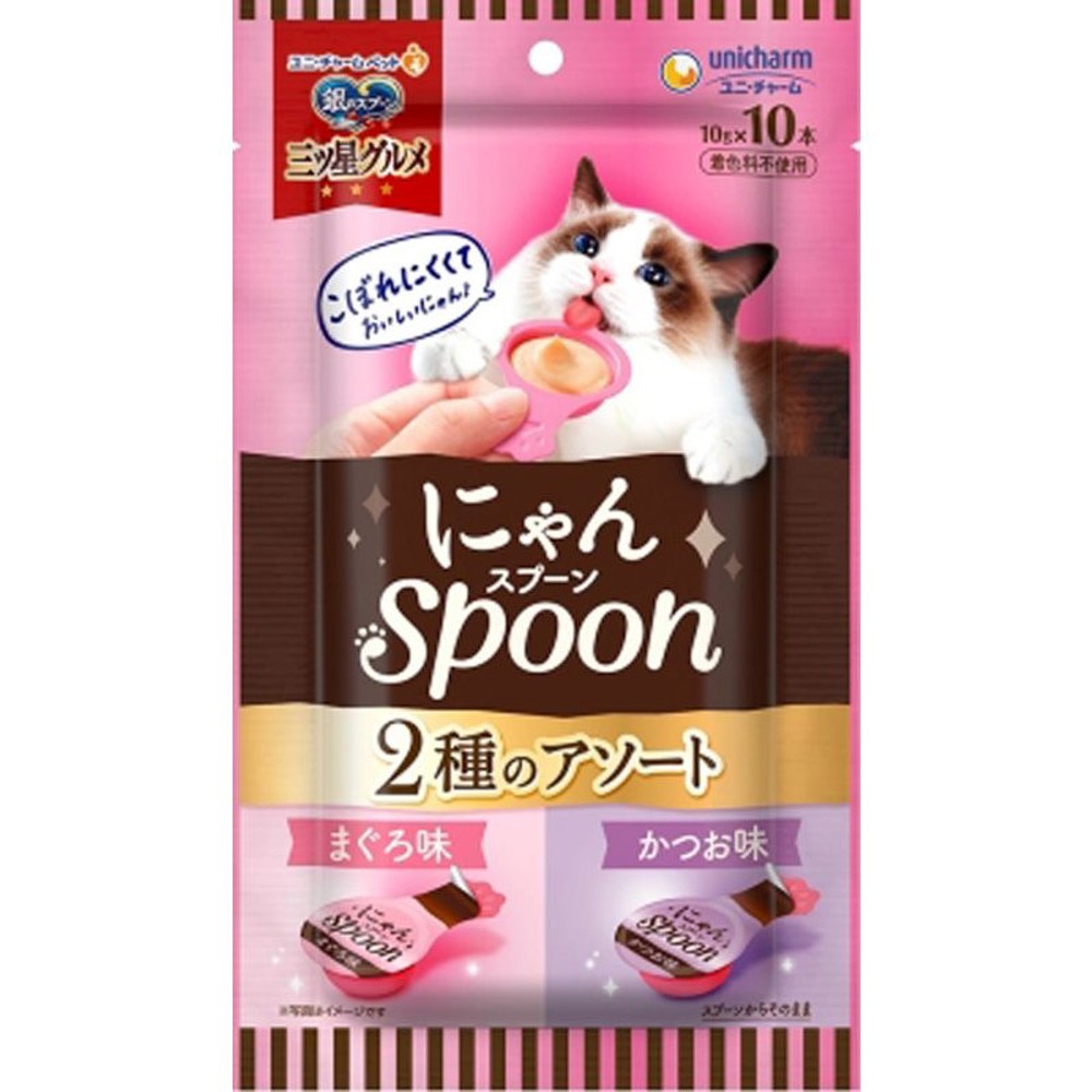 ユニチャーム　にゃんスプーン　鮪＆かつお　100ｇ, その他カラー１, その他サイズ１