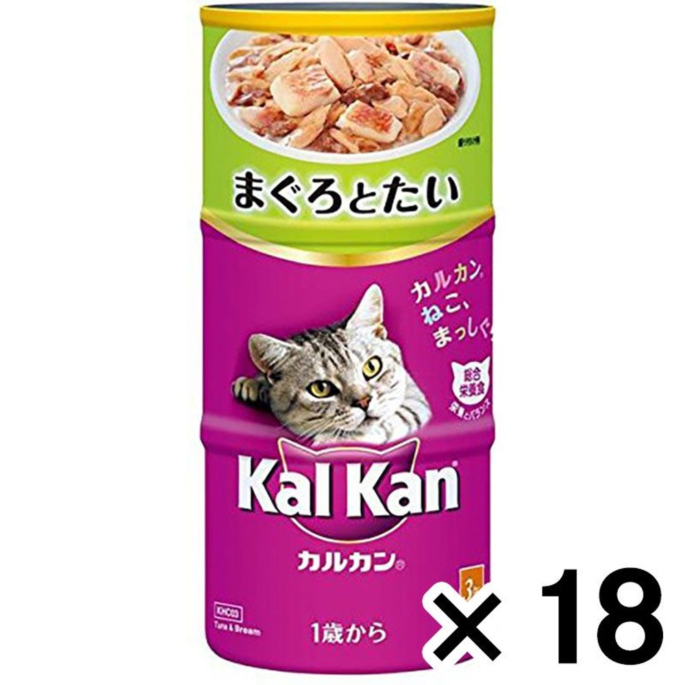 カルカン　1歳からまぐろとたい　160ｇ×3P ×18個セット, その他カラー１, その他サイズ１
