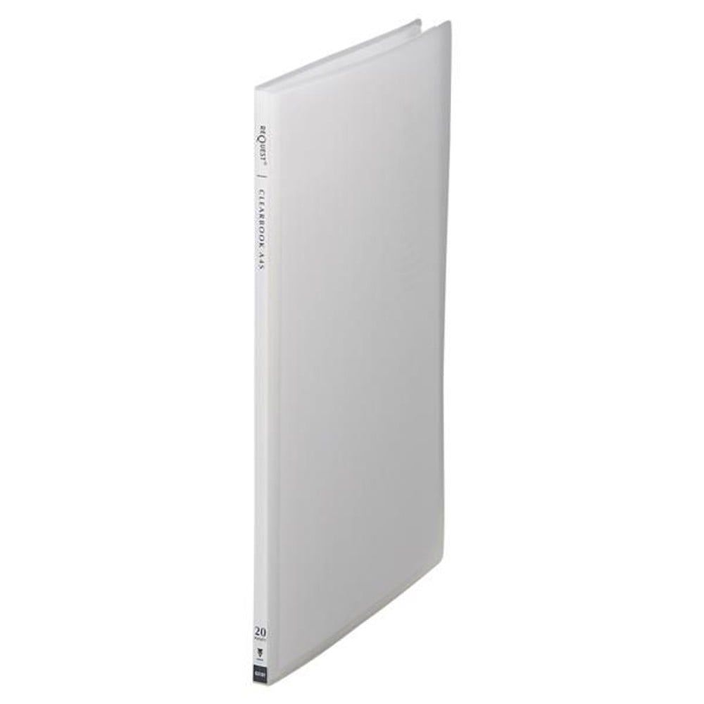 リヒト リクエスト クリヤブック クリア　A4判タテ型(20ポケット) G3101-1, クリア, A4判タテ型