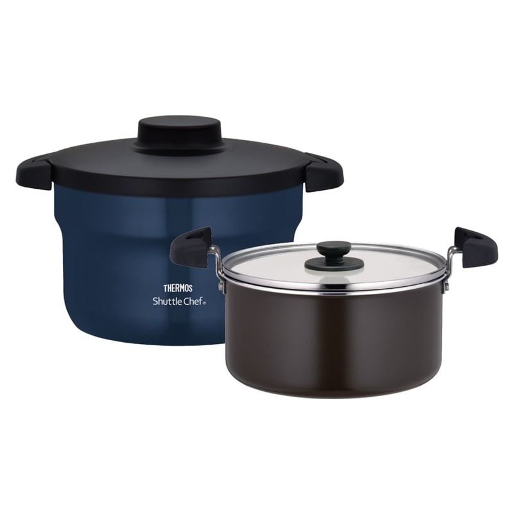 サーモス　シャトルシェフ ＫＢＪー３００２ ＮＶＹ, ネイビー, 2.8L