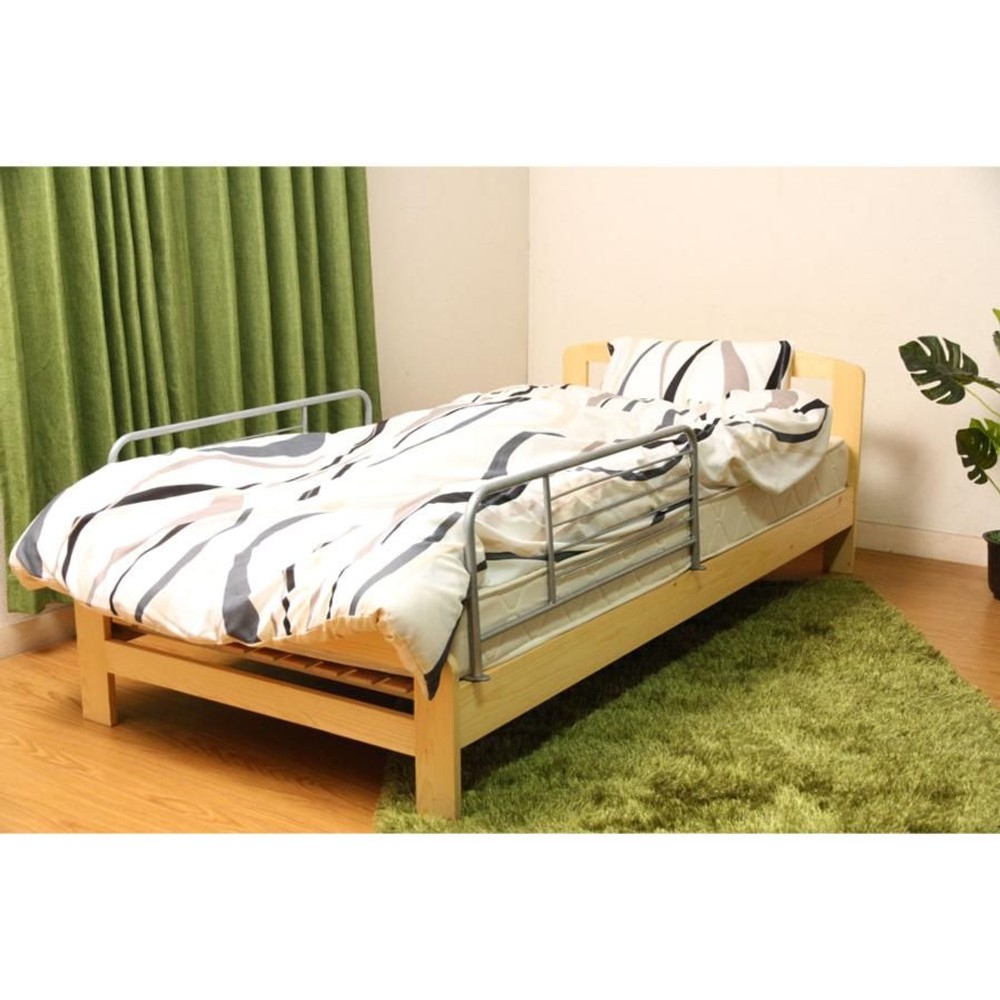 不二貿易  ベッドガード　68892 【メーカー直送・代引不可】, シルバー, 68892