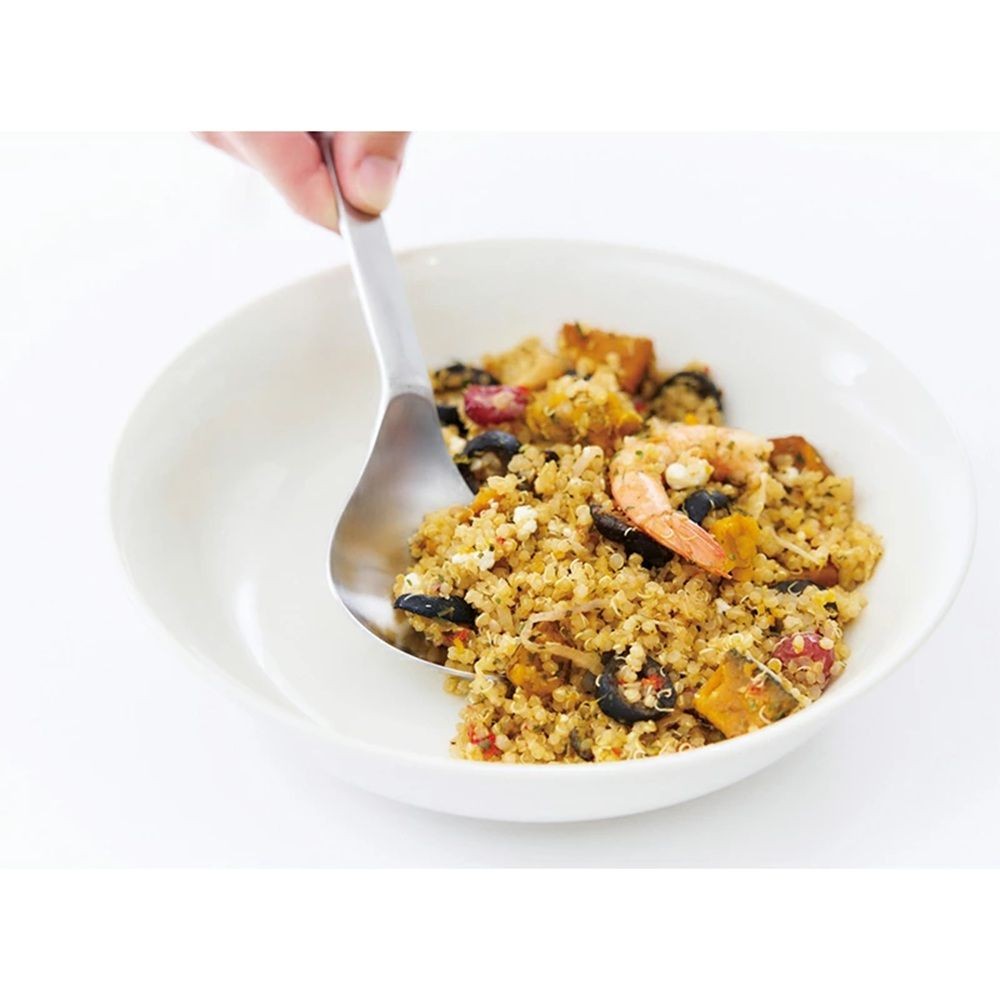 ヨシカワ EAトCO スクウ エス サービングスプーン Suqu S, ステンレス, 幅57mm&times;奥行168mm&times;高さ13mm