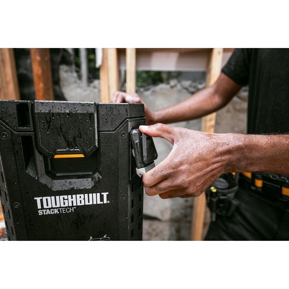 TOUGHBUILT（タフビルト）STACK TECH(スタックテック) 　ClipTechハブ 3個セット, ブラック, TB-B1S3-A-50