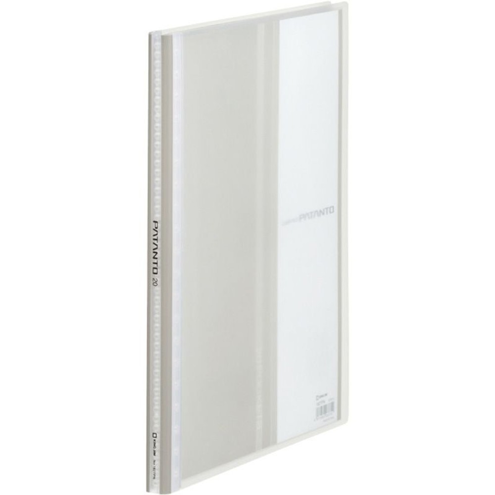 182ＴＰＮトウ　クリアーファイルパタント20Ｐ　透明, 透明, A4タテ