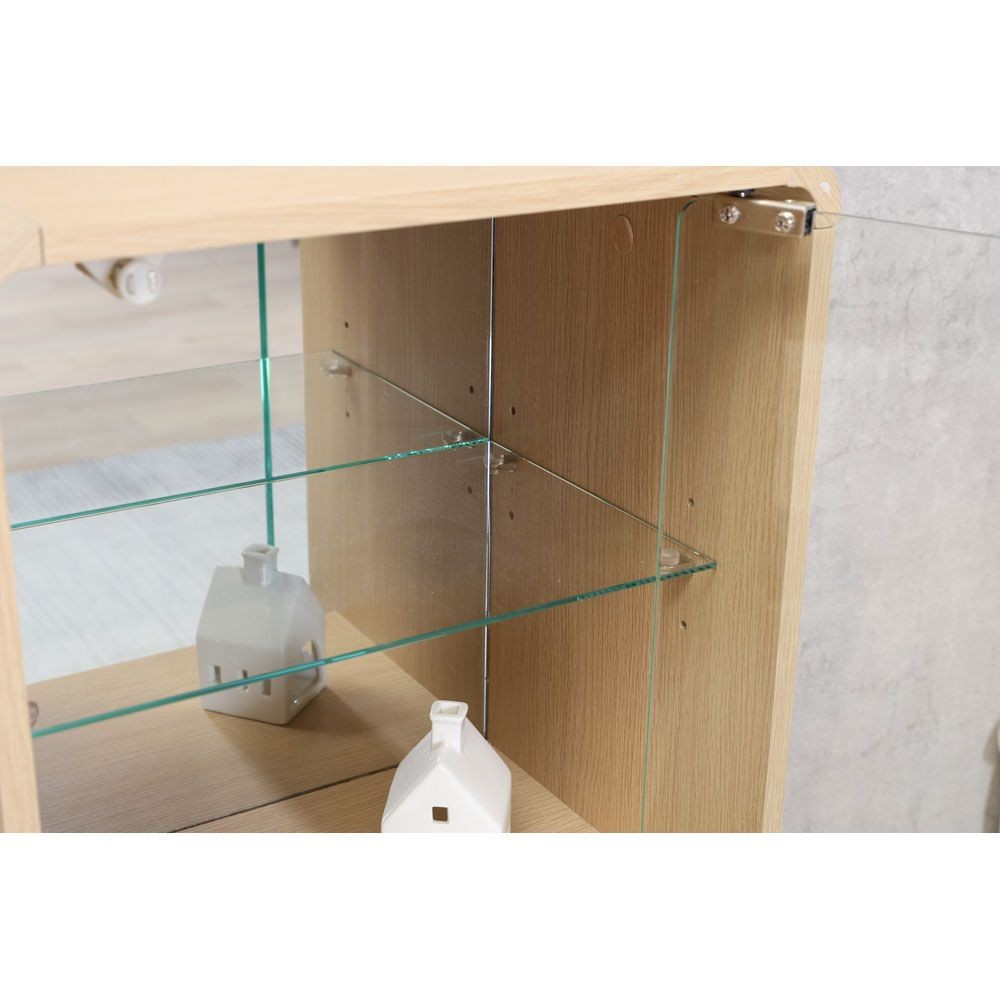 不二貿易 コレクションシェルフ　クレール　ハイ　オークナチュラル【メーカー直送・代引不可】, ナチュラル, 幅360mm&times;奥行265mm&times;高さ890mm