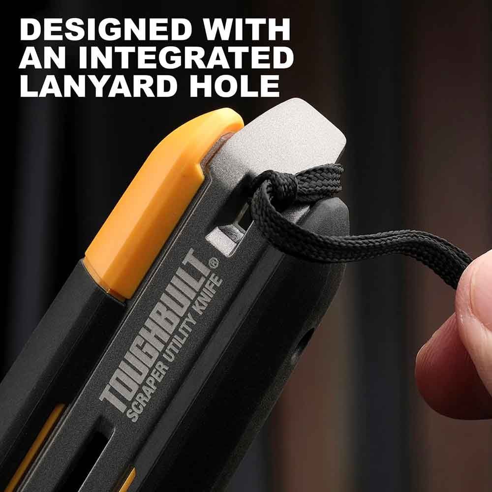 TOUGHBUILT（タフビルト）　PRO GRADE　スクレーパー ユーティリティナイフ, 黒, TB-H4S5-01