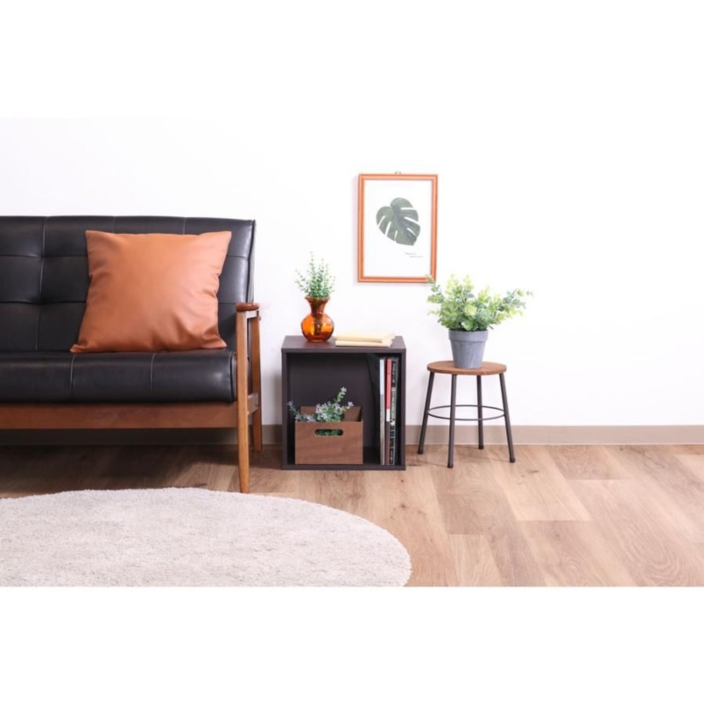 キューブボックス【メーカー直送 代引不可】, ホワイト, 1段