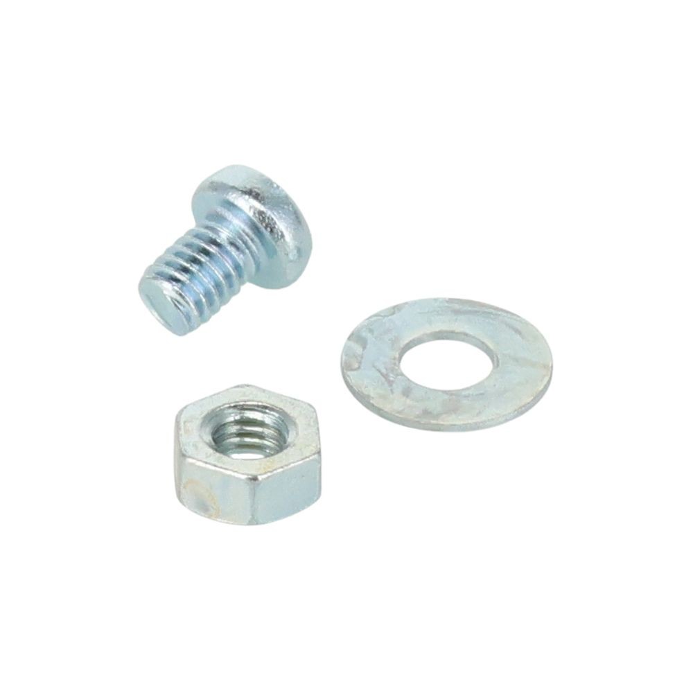 小ねじ　なべ　鉄　ユニクロメッキ　Ｍ３．５&times;５　１０本入　小袋, シルバー, M3.5&times;5mm