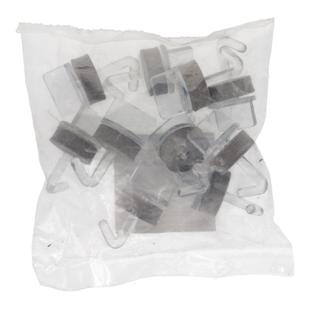 ワンタッチ ポリカ製フック ２１ミリ　１０個, クリア, 10個