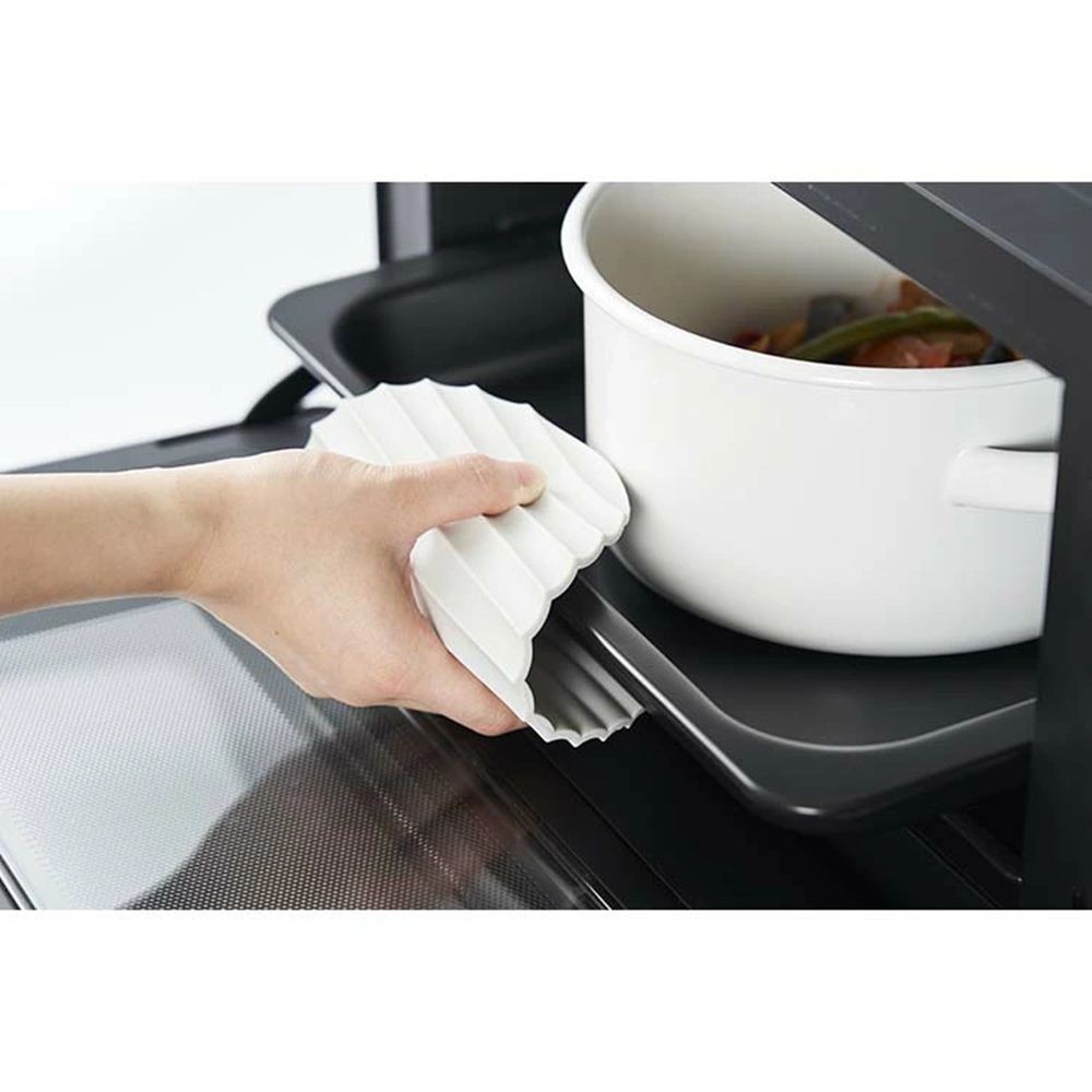 ヨシカワ EAトCO Nami シリコーンマット ライトグレー, ライトグレー, 幅180mm&times;奥行160mm