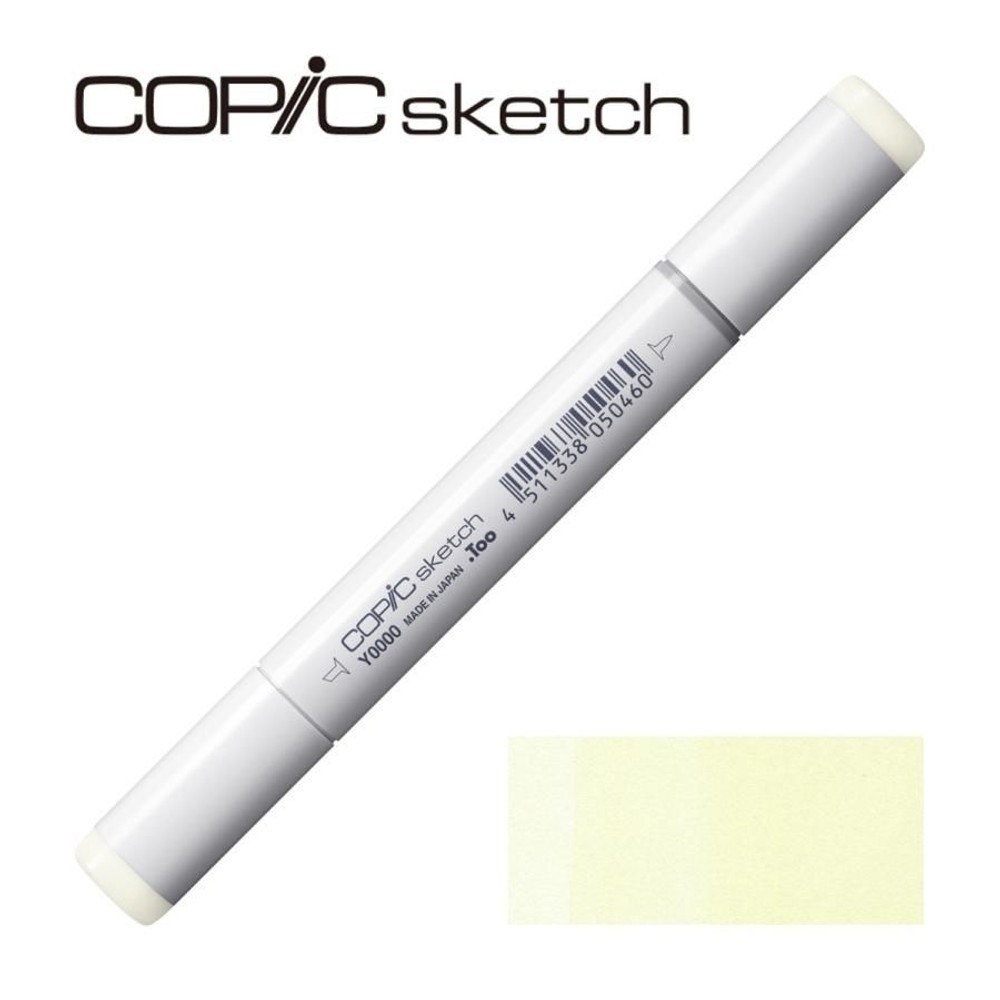 コピックスケッチ Y0000 イエロー・フローライト,  Y0000 イエロー・フローラ, スケッチ
