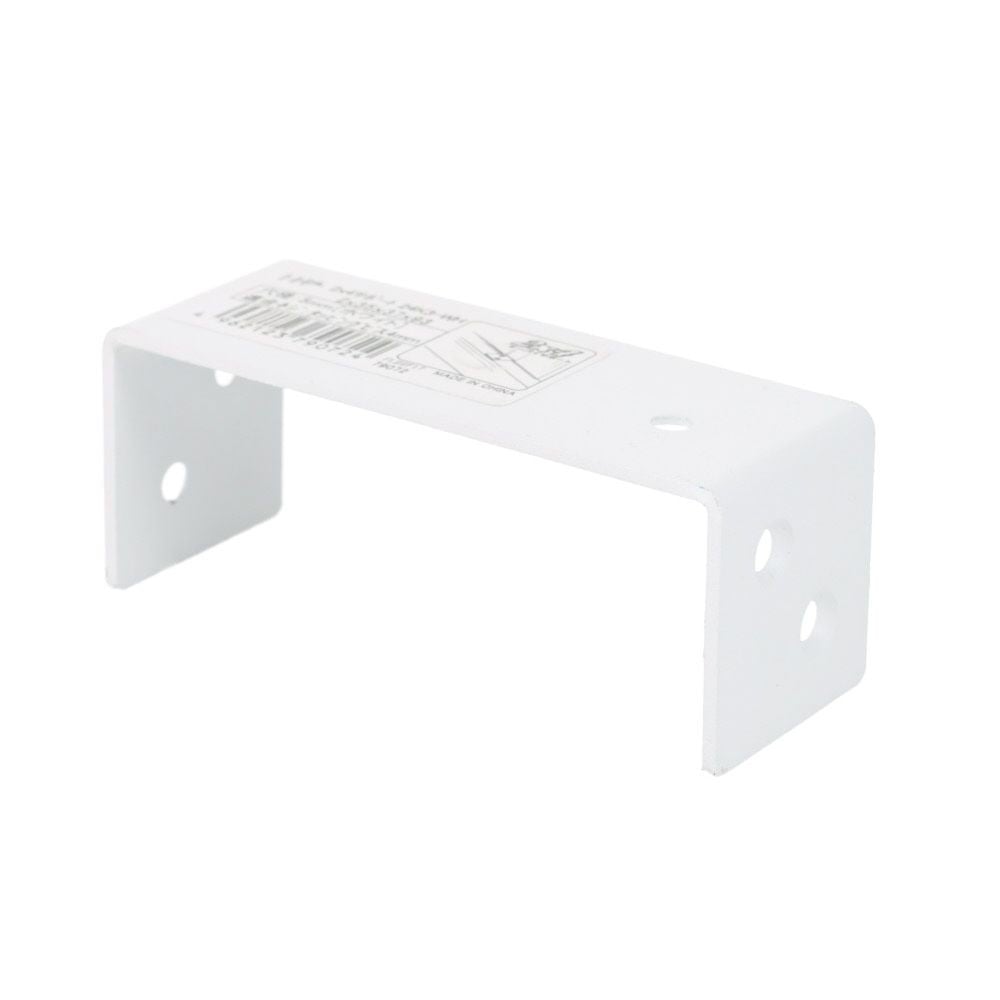 DAIDOHANT 2&times;4サポート コの字型 タイプ3 24-K3-WH, ホワイト, 1個入り