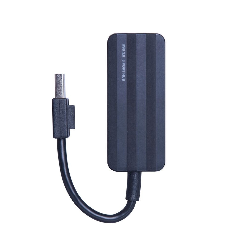 USB3.0　3ポートハブ　ブラック, ブラック, 7cm