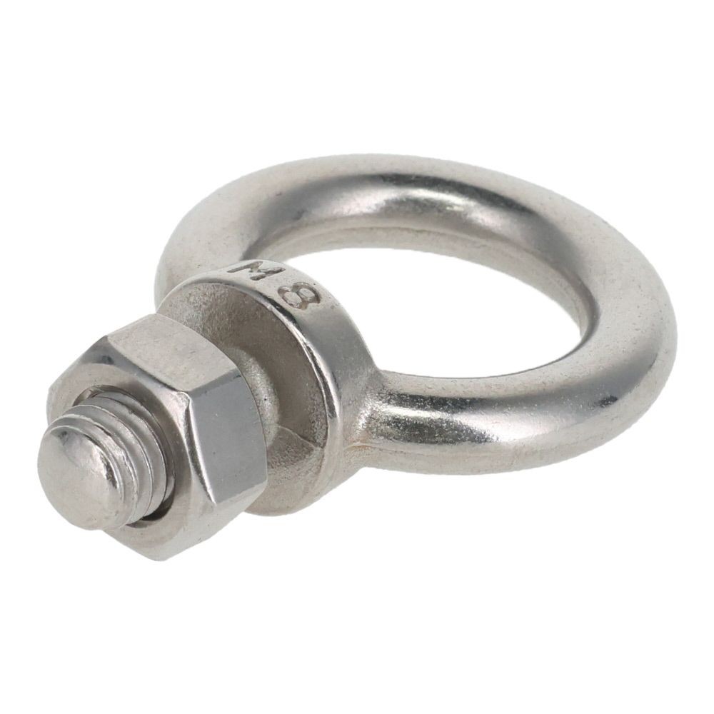 ステンレスアイボルト（ナット付き）８ｍｍ, アイボルト, 8mm