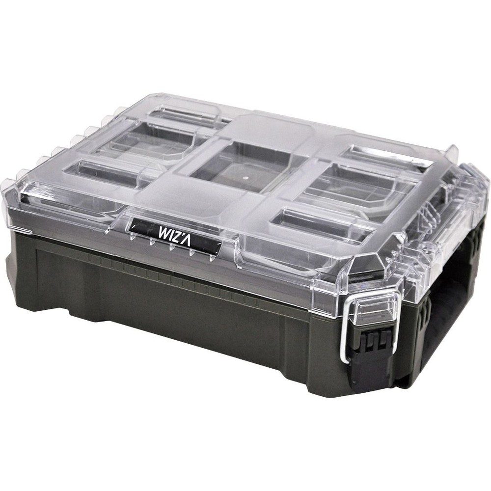 ウイザ WIZ'A  ツールボックス透明 , オリーブ（S）, Sサイズ