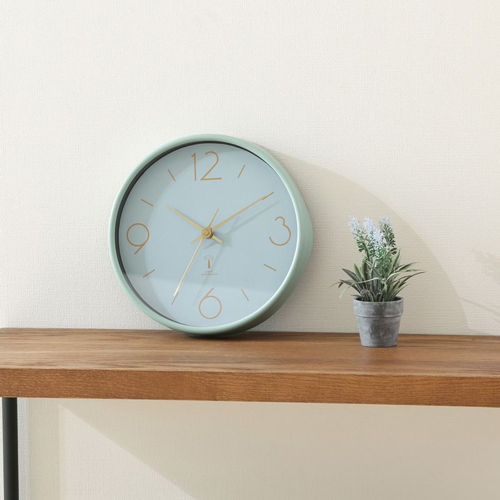 電波掛時計　アリオス　25cm, ホワイト, 25cm