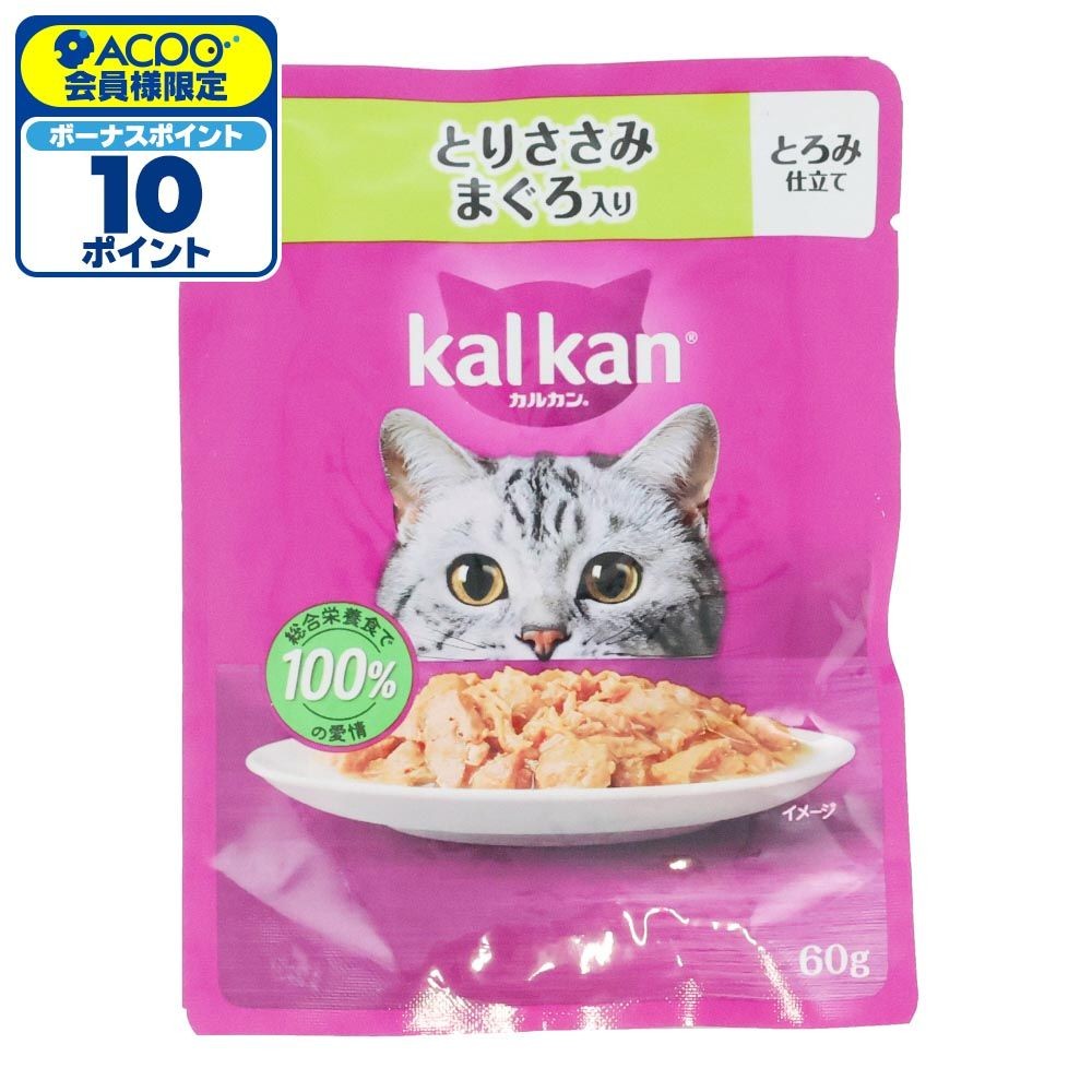 カルカンパウチ　とりささみ　まぐろ入り, とりささみ　まぐろ入り, 60g