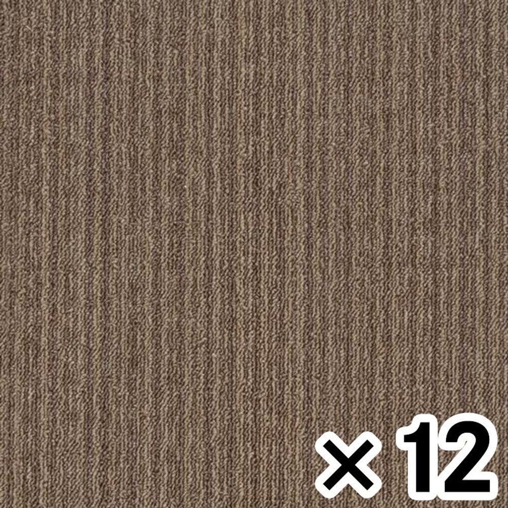 ニューピタコ40 ＮＰ404 ブラウン &times;12枚セット, ブラウン, 幅400&times;奥行400&times;高さ8mm