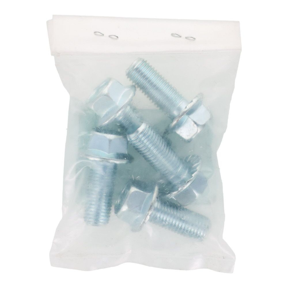 ７Ｔフランジボルト　細目　セレート付き　鉄　三価クロメート　Ｍ１０&times;２５　Ｐ＝１．２５　５本入り, ボルト, M10&times;25