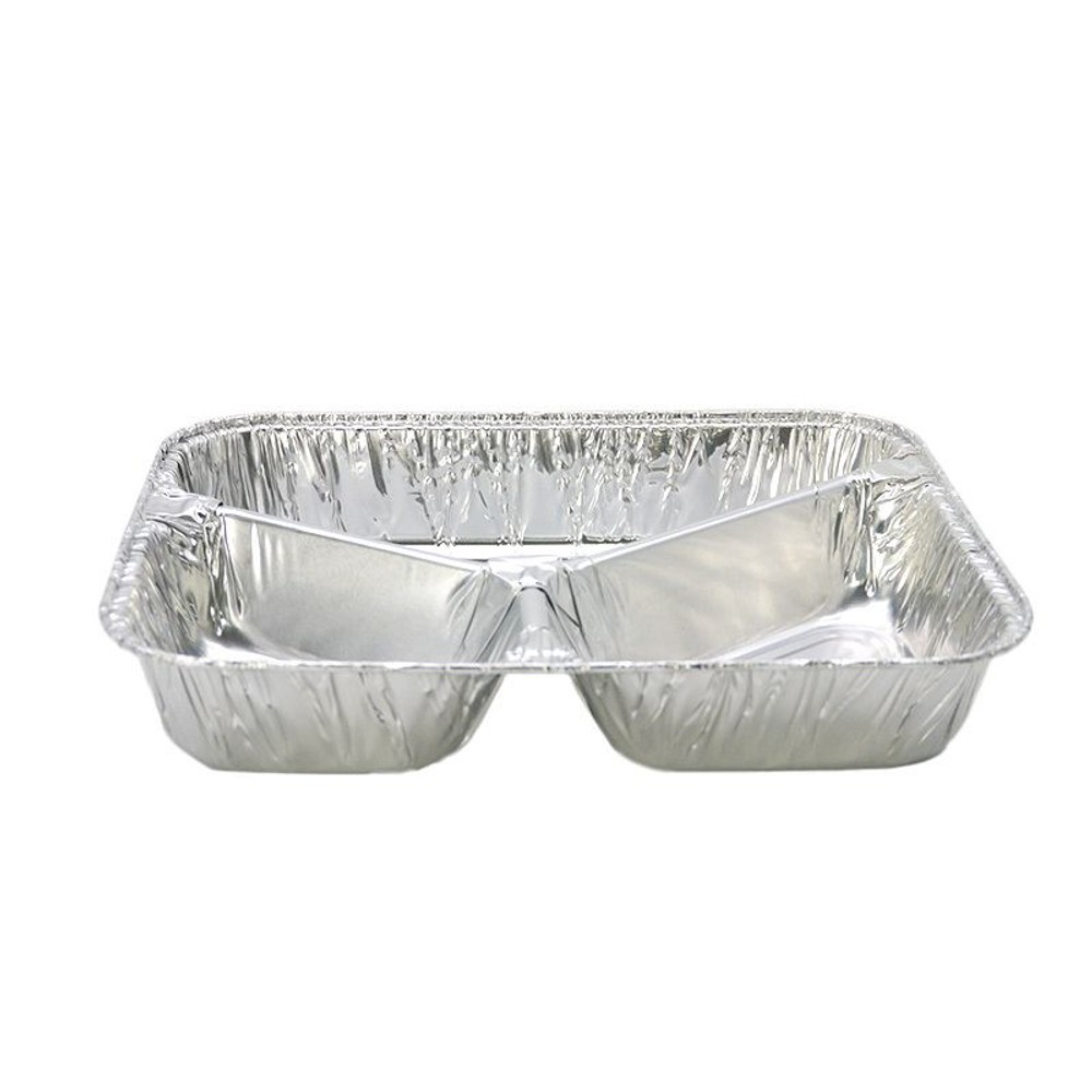 アルミ製　ＢＢＱ　3セパレート皿　5枚組, アルミ, 3セパレート皿