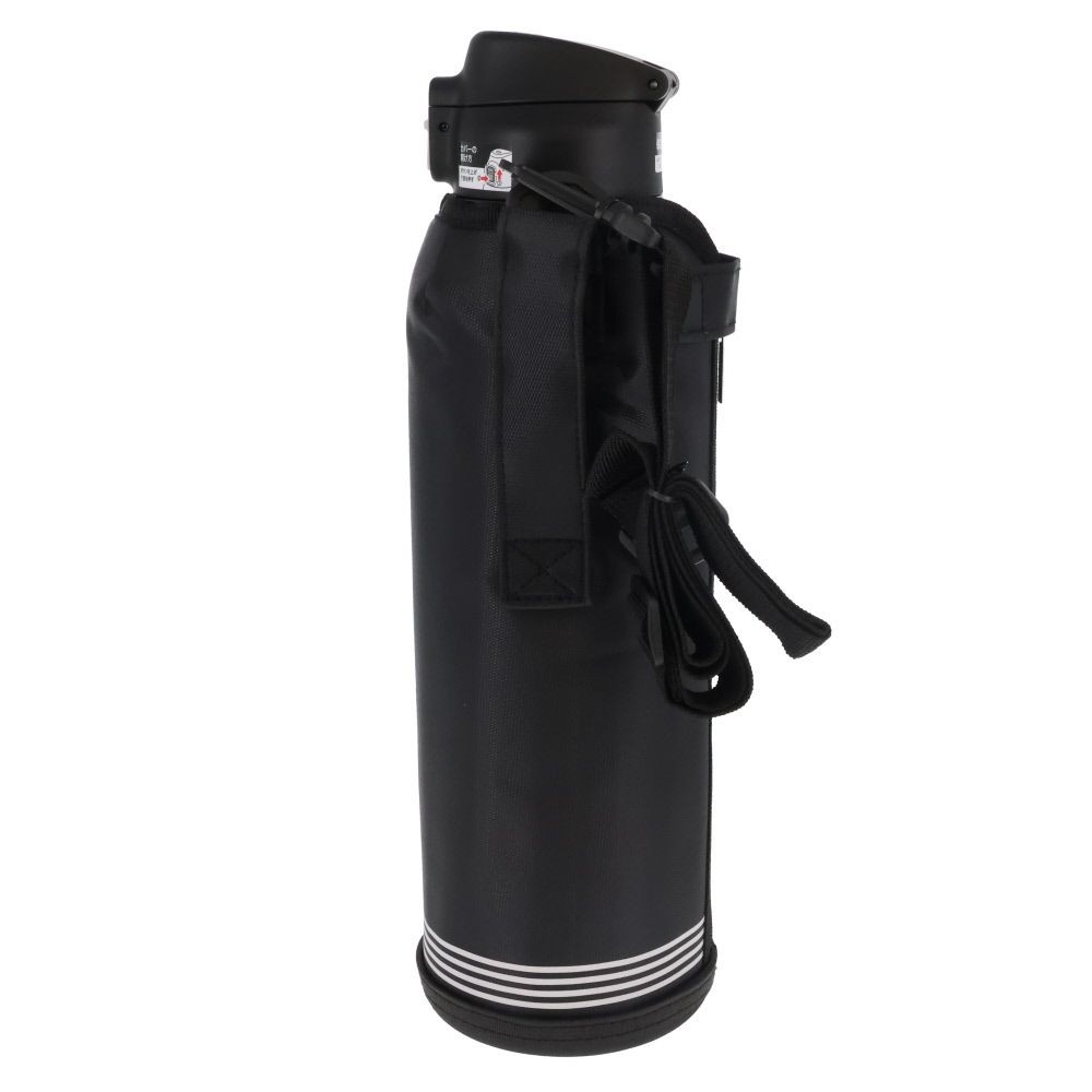 WIZ'A ウィザ　ワンタッチ栓ダイレクトボトル　ポーチ付き　２．０L, ブラック, 2.0L