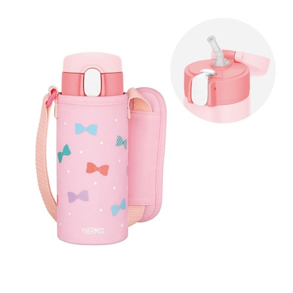 サーモス　真空断熱ストローボトル　ＦＪＶー４００Ｆ　Ｐ, ピンク, 410ml