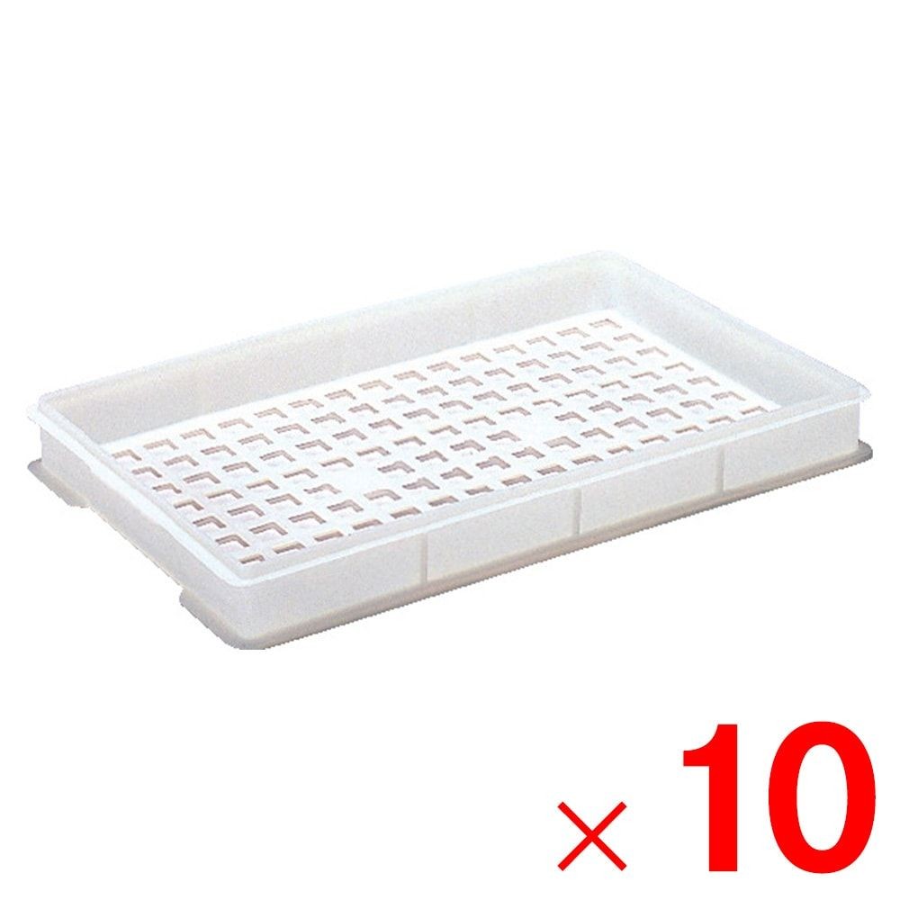 サンコー サンテナー B#12-2 乳白色 101211-00 &times;10個セット【メーカー直送・代引不可】【法人限定】【日祝配送不可・時間指定不可】, 乳白色, 10P