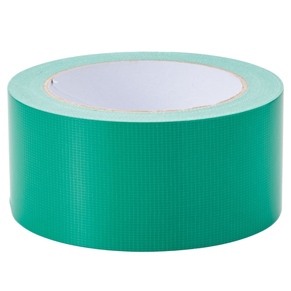 WIZ'A ウィザ　梱包用カラー布テープ緑（約）幅50mm&times;長さ25m, 緑, 50mm&times;25m